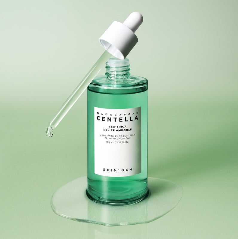 2 x SKIN1004 Madagascar Centella Tea-Trica Relief Ampoule 100ml from Korea