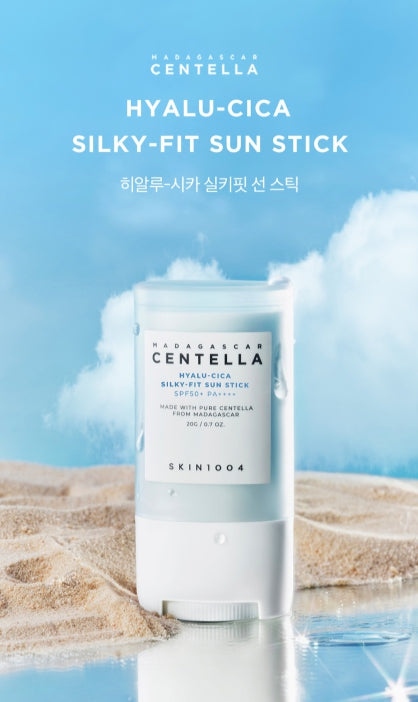 2 x SKIN1004 Madagascar Hyalu-Cica Silky-Fit Sun Stick 20g SPF50+ PA++++ from Korea