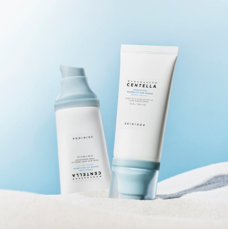 2 x SKIN1004 Madagascar Centella Hyalu-Cica Water-Fit Sun Serum 50ml from Korea