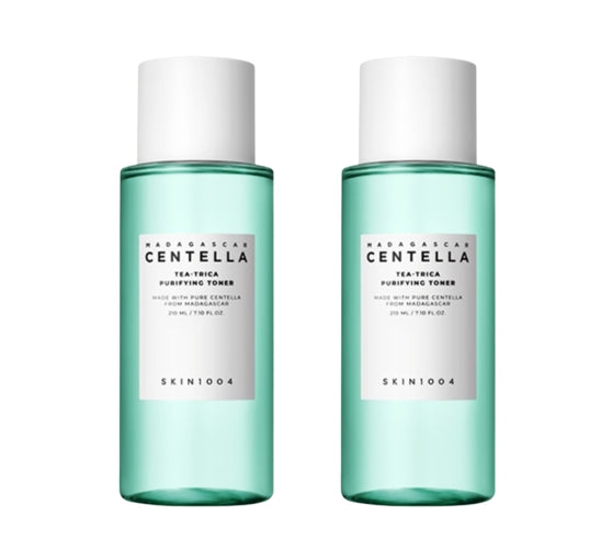 2 x SKIN1004 Madagascar Centella Tea-Trica Purifying Toner 210ml from Korea