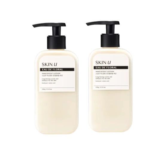 2 x HAPPY BATH Skin U Innoscent Eau De Floral Lotion 350g from Korea