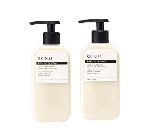 2 x HAPPY BATH Skin U Innoscent Eau De Floral Lotion 350g from Korea