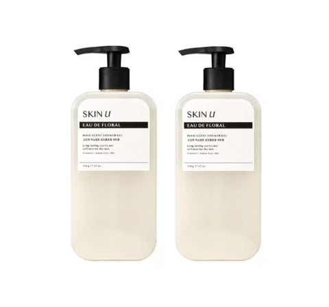 2 x HAPPY BATH Skin U Innoscent Eau De Floral Shower Gel 500g from Korea