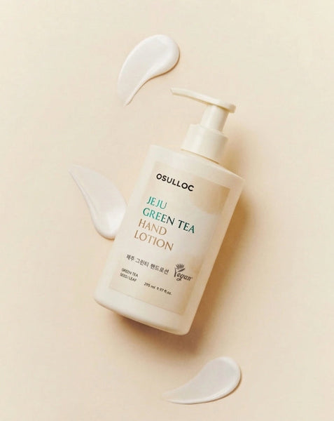 2 x OSULLOC Jeju Green Tea Hand Lotion 295ml from Korea