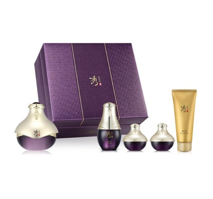 Sooryehan CHEONSAM Sanghwang Regenerating Eye Cream Set (5 Items) from Korea