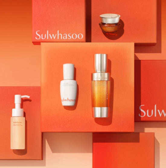 Sulwhasoo Concetrated Ginseng Rejuvenating Serum Set (4 Items) + Samples (5 Items) from Korea