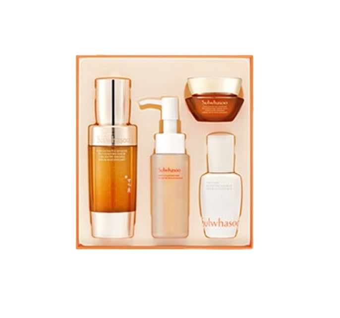 Sulwhasoo Concetrated Ginseng Rejuvenating Serum Set (4 Items) + Samples (5 Items) from Korea