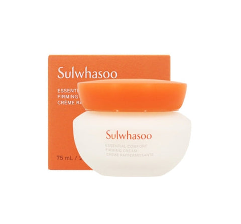 Sulwhasoo Essential Comfort Firming Cream 75ml with Korean herbal ingredients for lifting, hydration, and improved skin elasticity