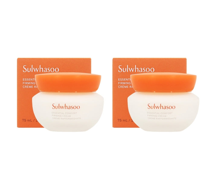 Sulwhasoo Essential Comfort Firming Cream 75ml with Korean herbal ingredients for lifting, hydration, and improved skin elasticity