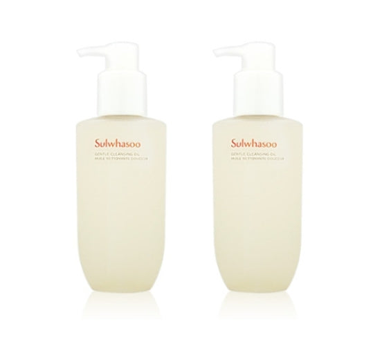 Sulwhasoo Gentle Cleansing Oil with Korean herbal ingredients for removing makeup and gently purifying the skin