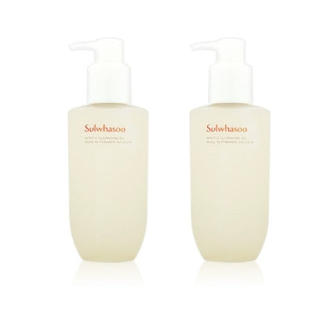 Sulwhasoo Gentle Cleansing Oil with Korean herbal ingredients for removing makeup and gently purifying the skin
