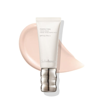 2 x Sulwhasoo Perfecting Tinted Cream 35ml SPF40/PA++ 5 Colours + Sample(1 Items) from Korea