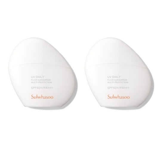 Sulwhasoo UV Daily Fluid Sunscreen bottle providing lightweight sun protection and hydration