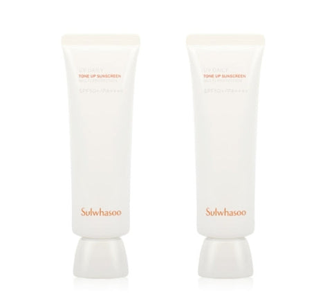 Sulwhasoo UV Daily Tone Up Sunscreen tube offering sun protection and skin-brightening tone-up effect