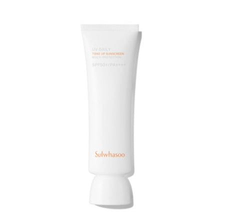 Sulwhasoo UV Daily Tone Up Sunscreen tube offering sun protection and skin-brightening tone-up effect