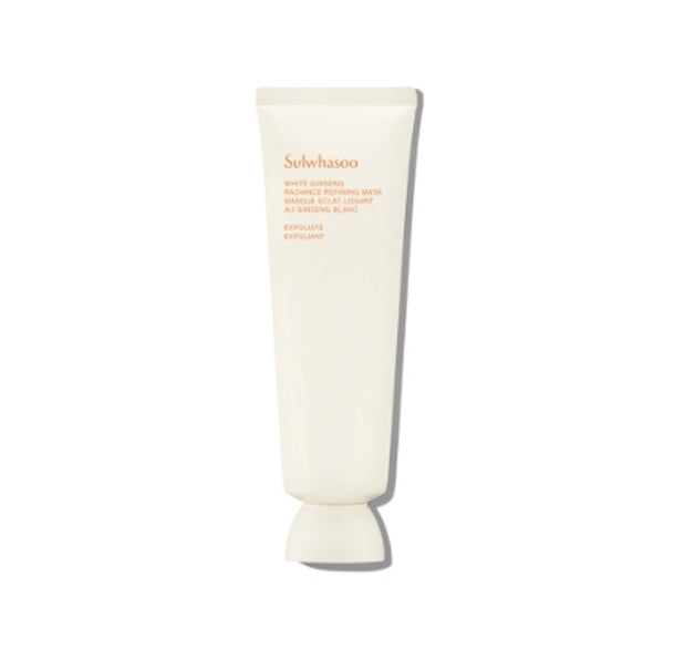 Sulwhasoo White Ginseng Radiance Refining Mask jar for brightening and exfoliating facial skincare