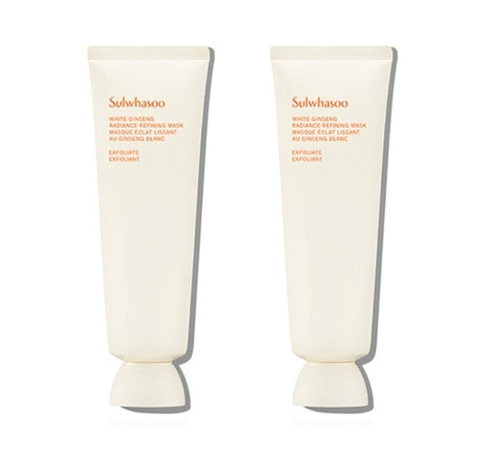 Sulwhasoo White Ginseng Radiance Refining Mask jar for brightening and exfoliating facial skincare