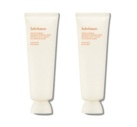 Sulwhasoo White Ginseng Radiance Refining Mask jar for brightening and exfoliating facial skincare