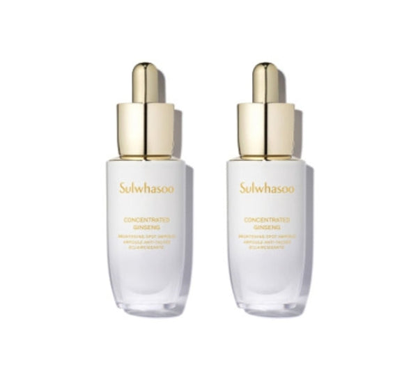 2 x Sulwhasoo Concentrated Ginseng Brighening Spot Ampoule 20g from Korea