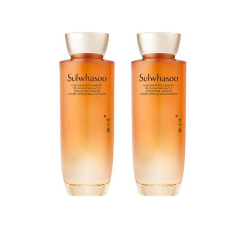 Sulwhasoo Concentrated Ginseng Rejuvenating Water with ginseng extract for hydration, softening, and anti-aging skin preparation