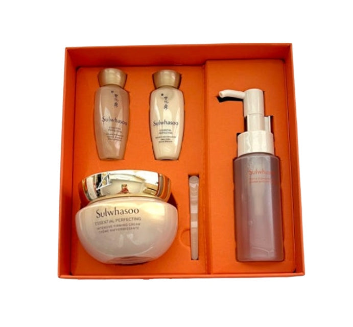 Sulwhasoo Essential Perfecting Intensive Firming Cream Set with Korean herbs for skin lifting, hydration, and firmness