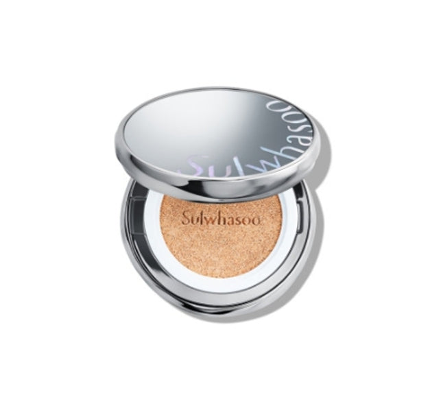 Sulwhasoo Perfecting Cushion compact for radiant coverage, hydration, and sun protection