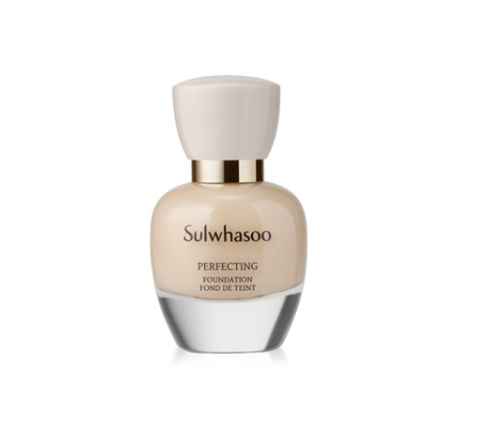 Sulwhasoo Perfecting Foundation Glow for radiant coverage, hydration, and luminous skin finish