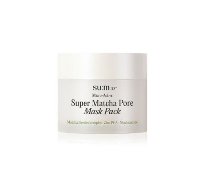 Su:m37 Micro-Active Super Matcha Pore Mask Pack 100ml from Korea