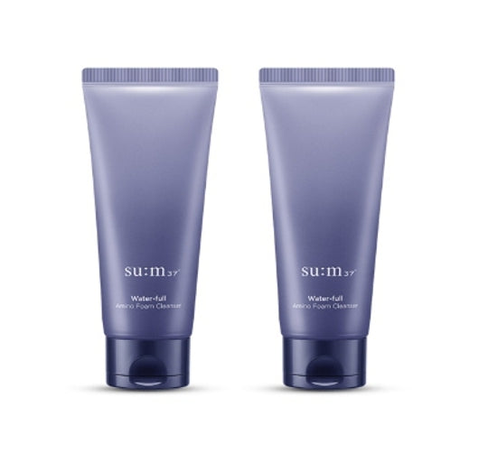 2 x Su:m37 New Water-full Amino Cleansing Foam 200ml from Korea