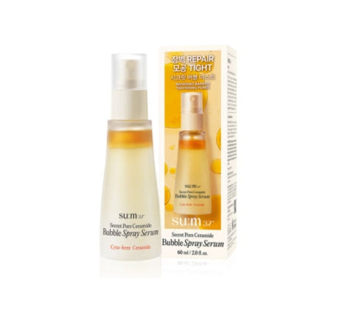 Su:m37 Secret Pore Ceramide Bubble Spray Serum 60ml from Korea