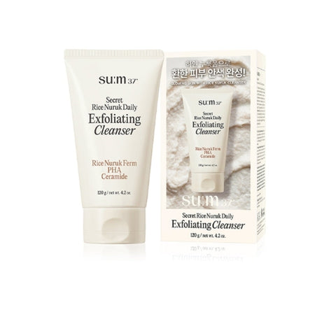 Su:m37 Secret Rice Nuruk Daily Exfoliating Cleanser 120g from Korea
