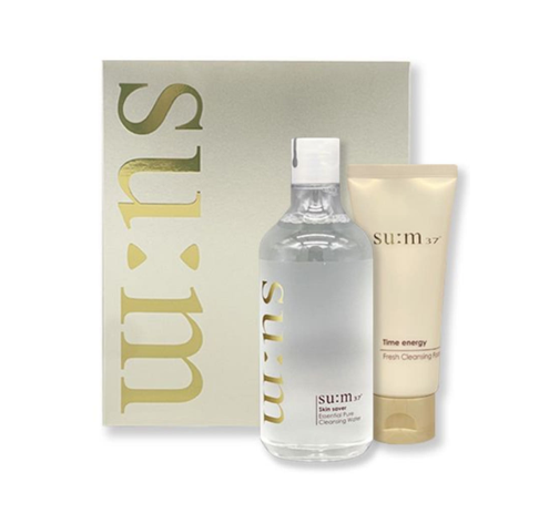 Su:m37 Skin Saver Essential Cleansing Water Aug. 2026 Set (2 Items) from Korea