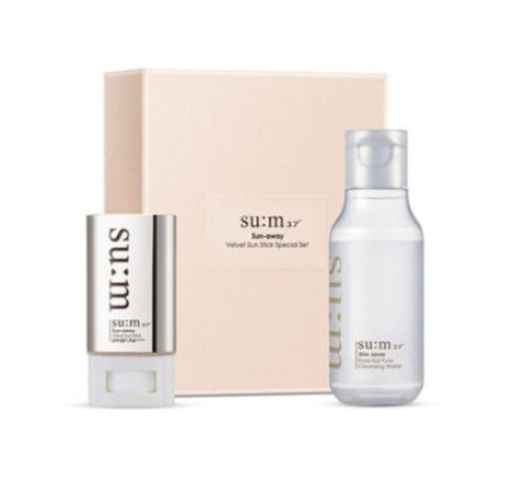 Su:m37 Sun-away Velvet Sun Stick July 2024 Set (2 Items) from Korea