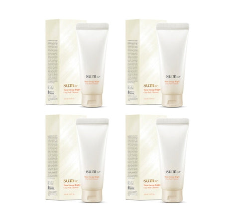 Su:m37 Time Energy Bright Clay Pack Cleanser Nov. 2024 Set (4 Items) from Korea