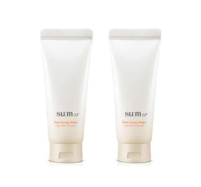 2 x Su:m37 Time Energy Bright Clay Pack Cleanser 150ml from Korea