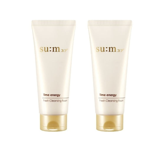 2 x Su:m37 Time Energy Fresh Cleansing Foam 200ml from Korea