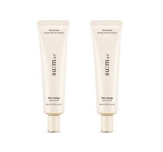 2 x Su:m37 Time Energy Hand Cream 60ml from Korea