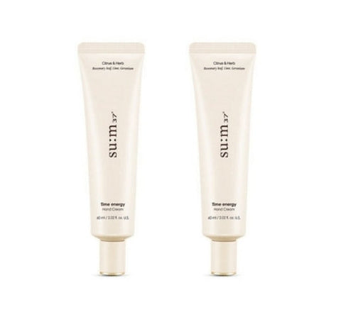 2 x Su:m37 Time Energy Hand Cream 60ml from Korea