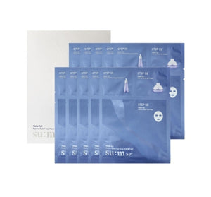 Su:m37 Water-full Marine Relief Gel Mask 3 STEP KIT Dec. 2024 Set (15ea) from Korea