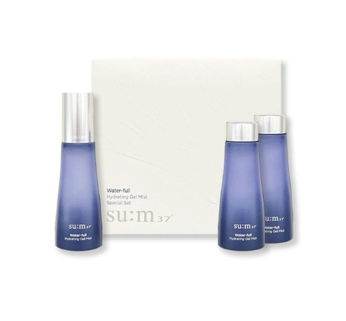Su:m37 Water-full Hydrating Gel Mist June 2025 Set (3 Items) from Korea