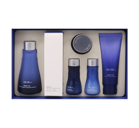 Su:m37 Water-full Marine Relief Ampoule Essence Nov. 2024 Set (5 Items) from Korea