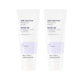 2 x THE FACE SHOP Air Cotton Makeup Base 35g SPF30 PA++ 02 Lavender - Colour‑Correcting Primer from Korea