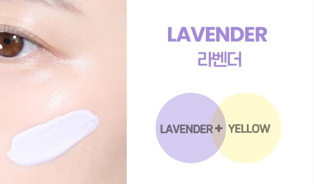 2 x THE FACE SHOP Air Cotton Makeup Base 35g SPF30 PA++ 02 Lavender - Colour‑Correcting Primer from Korea