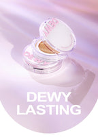 THE FACE SHOP Dewy Lasting Cushion 12g SPF50+ PA+++ #V201 Apricot Beige from Korea