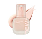 2 x THE FACE SHOP Dewy Lasting Skin Base 35ml, 01 Glow SPF50 PA++++ - Radiant Primer from Korea