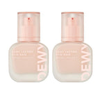 2 x THE FACE SHOP Dewy Lasting Skin Base 35ml, 01 Glow SPF50 PA++++ - Radiant Primer from Korea