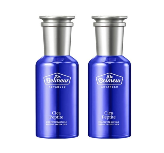 2 x THE FACE SHOP Dr. Belmeur Advanced Cica Peptite Ampoule 50ml from Korea