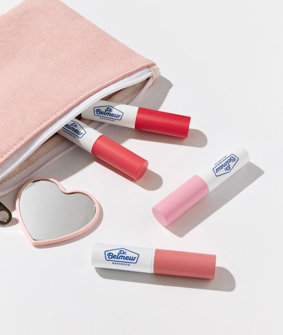 THE FACE SHOP Dr. Belmeur Advanced Cica Touch Lip Balm 5.5g (Red Colour) – Red Tint & Soothing Care from Korea