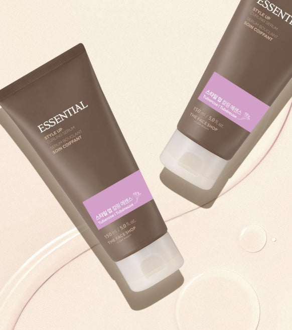 THE FACE SHOP Essential Style Up Curling Serum 150ml - Curl‑Activating Hair Serum from Korea