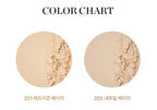 2 x THE FACE SHOP FMGT Gold Collage Ampoule Two-Way Pact 9.5g #203 Natural Beige from Korea